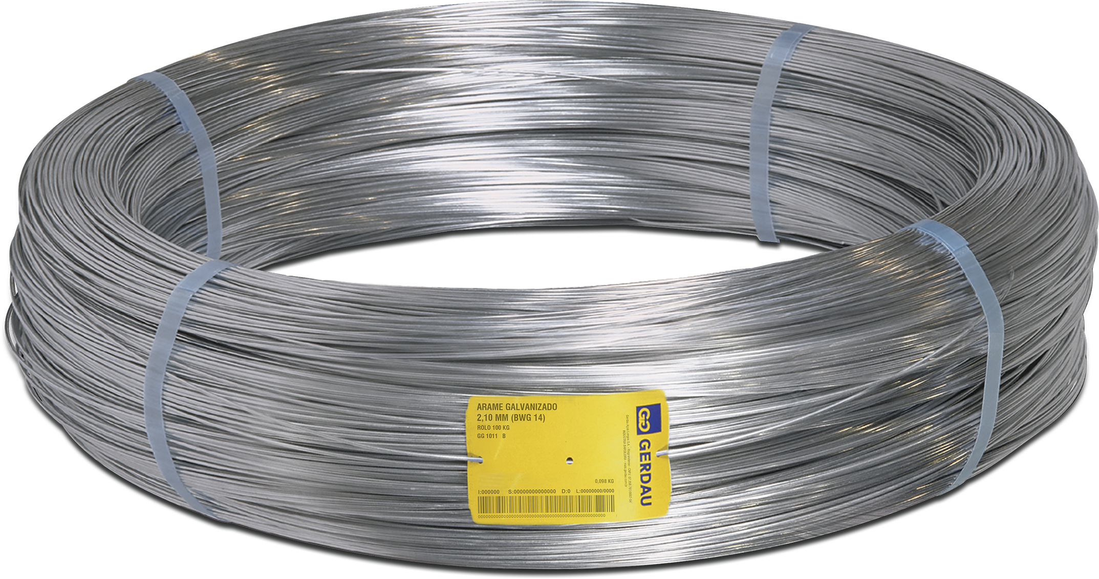 ARAME GALVANIZADO BWG 14 - INDUSTRIAL - GERDAU