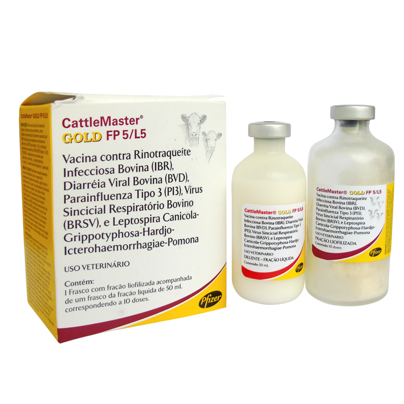 VACINA CATTLE MASTER GOLD FP 5L5 10DS