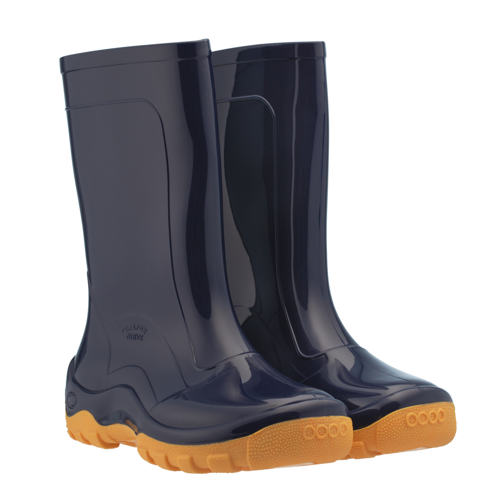 BOTA CALFOR INFANTIL NIEVE AZU/AMA 32.33