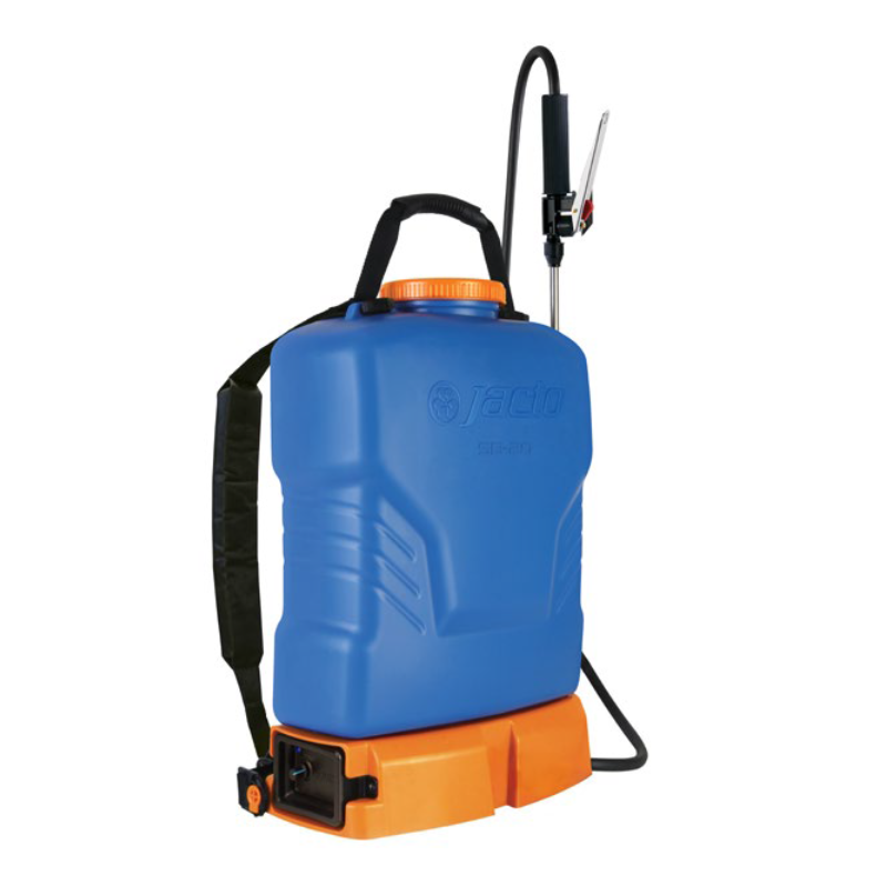 PULVERIZADOR JACTO SB-20 COSTAL BATERIA LITIO 20 LITROS