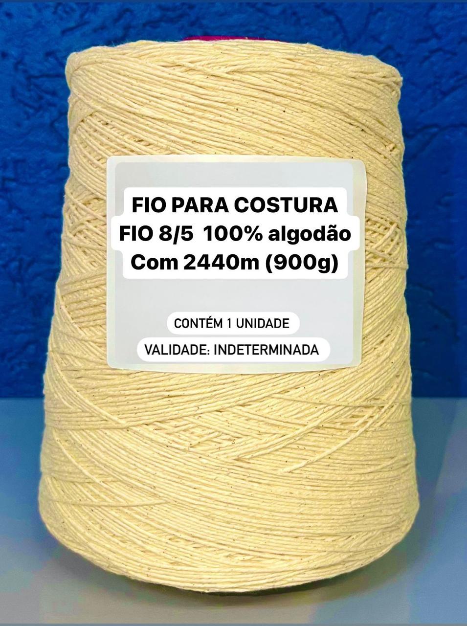 FIO 8.5 ALGODAO - 2.440 MTS - 900 GRAMAS