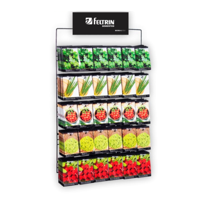 EXPOSITOR FELTRIN N 8 - 30 GANCHOS - LINHA GOLDEN