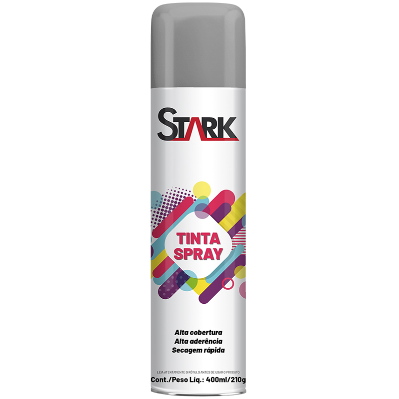 TINTA SPRAY STARK METALICA CROMADA 400 ML