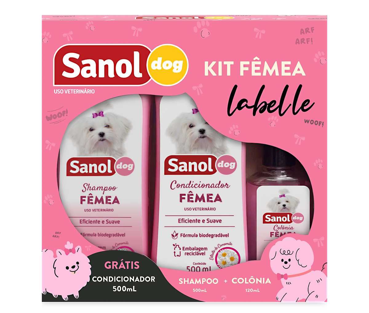 KIT LABELLE FEMEA SANOL DOG