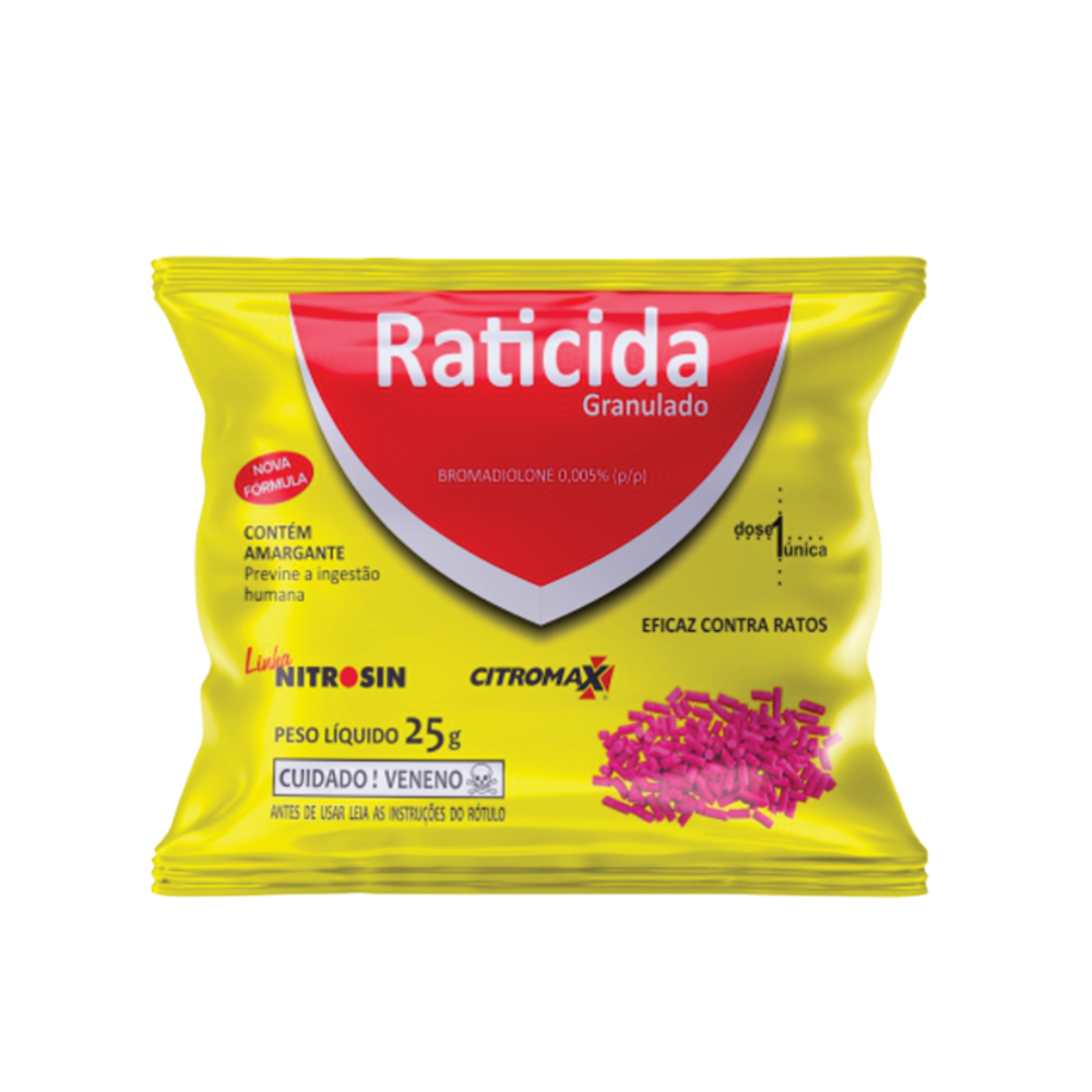 RATICIDA ROSA NITROSIN 80X25 G