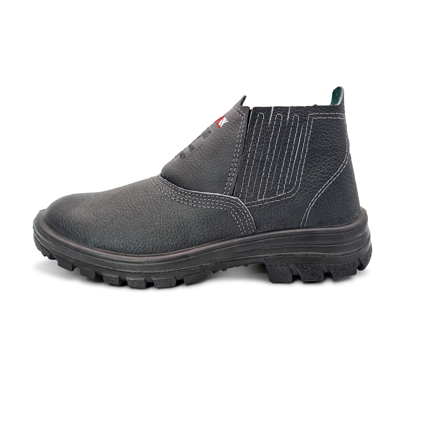 BOTINA COURO ELASTICO MONODENSIDADE SEM BICO 46