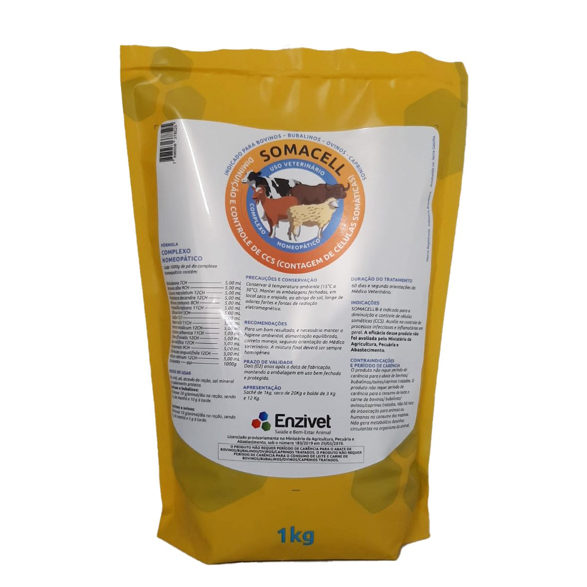 SOMACELL PACOTE 1KG